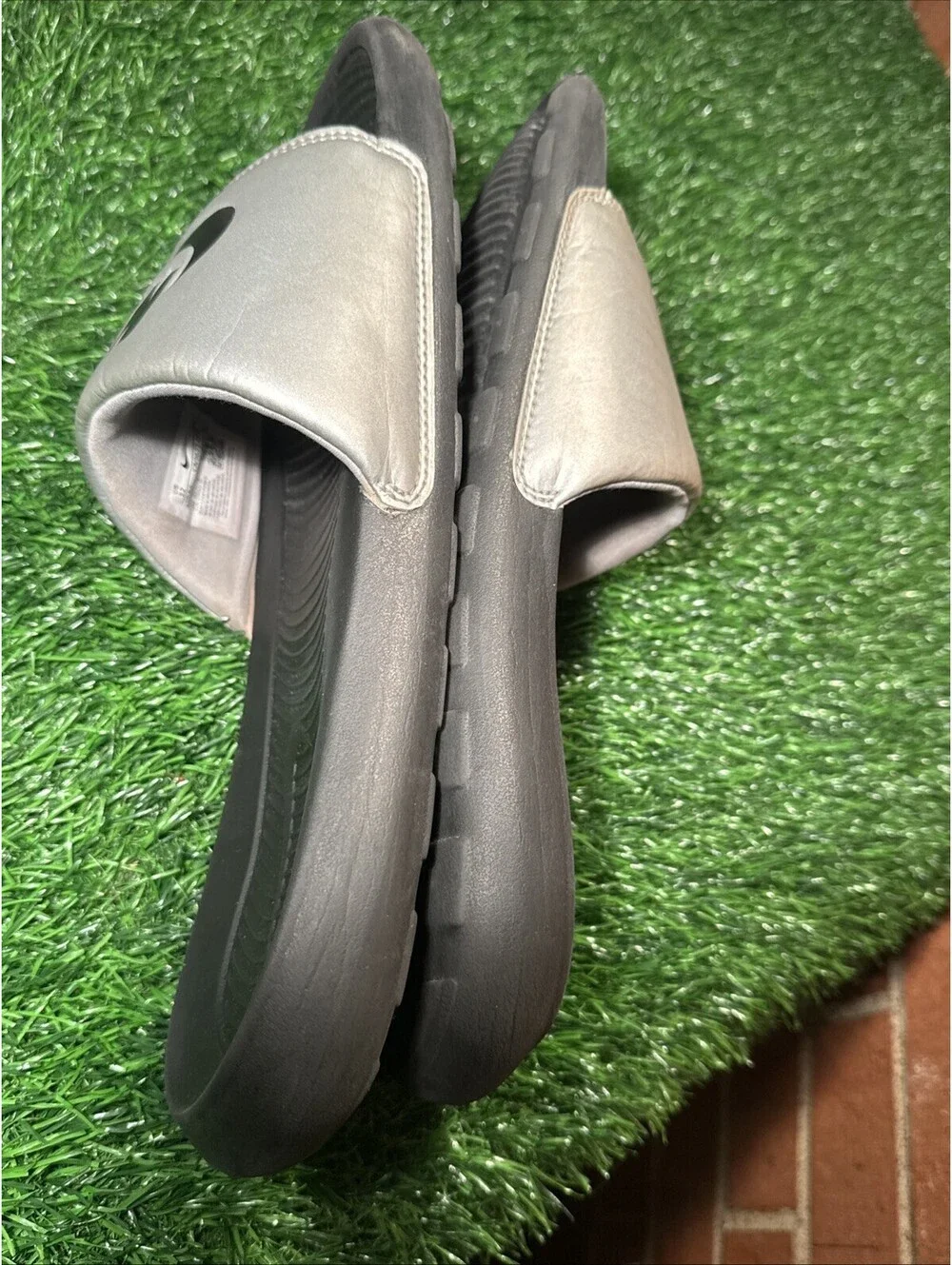 Nike VICTORI ONE SILVER METALLIC CN9677-006 Basic Active Slides Size 12m